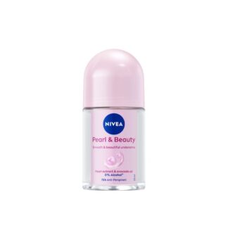 Шариковый антиперспирант Nivea Pearl & Beauty с жемчужным экстрактом, 25 мл (NIVEA Pearl And Beauty Roll-On 25ml)