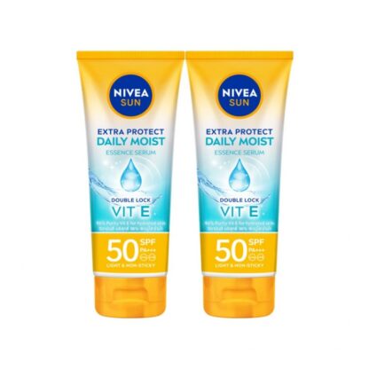 Солнцезащитная сыворотка для тела Nivea Sun Super Protect Moisture, 180 мл, набор 2 шт. (Nivea Sun Body Sunscreen Super Protect Moisture Sun Serum 180 ml x2)