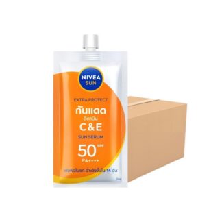 Солнцезащитная сыворотка Nivea Sun Extra Protect C&E Bright Booster SPF50 PA++++, 7 мл (Nivea Sun Extra Protect C&E Bright Booster Sun Serum SPF50 PA++++ 7 ml)