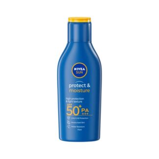 Солнцезащитный лосьон для тела Nivea Sun Protect & Moisture SPF 50+, 125 мл (Nivea Sun Protect & Moisture SPF50+ UVA/UVB Body Lotion 125 ml)