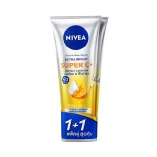 Витаминная сыворотка для тела Nivea Super C+, 300 мл, набор 2 шт. (Nivea Super C+ Vitamin Body Serum 300 ml x2)