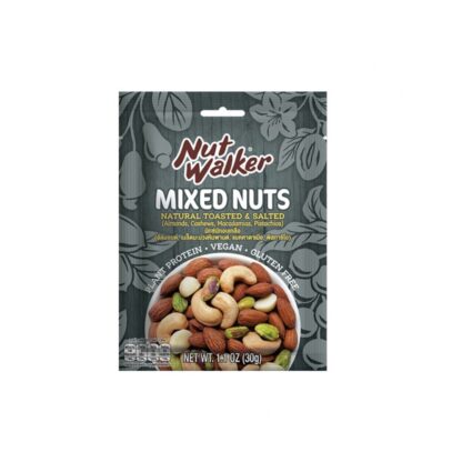 Ореховая смесь Nut Walker, жареная, 30 г (NUT WALKER Mix Nuts Natural Toasted 30g)