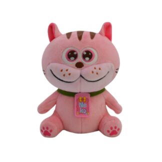 Плюшевая игрушка Oceantoys Cat Neko, розовая, сидит, 7 дюймов (OCEANTOYS Cat Neko Pink Sitting Plush 7in)
