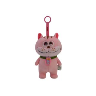 Брелок-игрушка Oceantoys «Кошка Неко», розовая, стоячая, 6 дюймов (OCEANTOYS Cat Neko Pink Standing Keychain 6in)