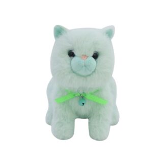 Мягкая игрушка Oceantoys «Персидская кошка», сидячая, 8 дюймов (OCEANTOYS Cat Persian Sitting Plush 8in Green)