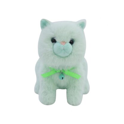 Мягкая игрушка Oceantoys «Персидская кошка», сидячая, 8 дюймов (OCEANTOYS Cat Persian Sitting Plush 8in Green)