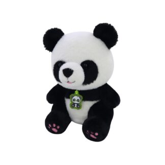 Мягкая игрушка Oceantoys «Большая панда», сидящая, 8 дюймов (OCEANTOYS Giant Panda Sitting Plush 8in)