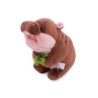 Плюшевый бегемот Oceantoys Hippokun с открытым ртом, сидит, 8 дюймов (OCEANTOYS Hippokun Open Mouth Sitting Plush 8in)