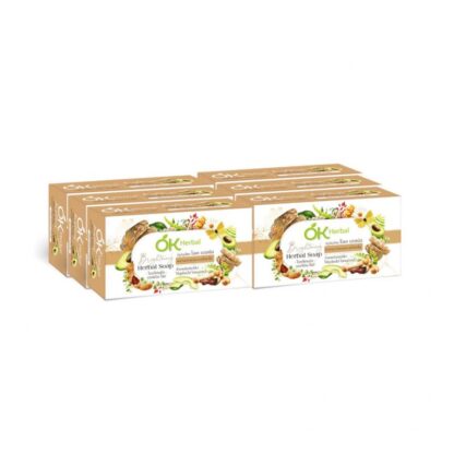 Мыло OK Herbal Brightening, 70 г, 70 г, набор 6 шт. (OK HERBAL Soap Brightening 70g x6)