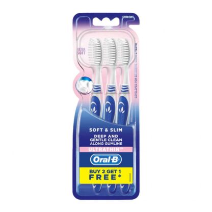 Зубная щётка Oral-B Soft & Slim, набор 3 шт. (Oral-B Soft & Slim Toothbrush x3)