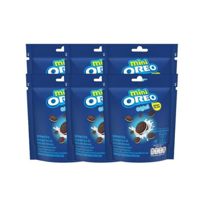 Мини-печенье Oreo со вкусом ванили, 58,4 г, набор 6 шт. (OREO Mini Cookies Vanilla 58.4g x6)