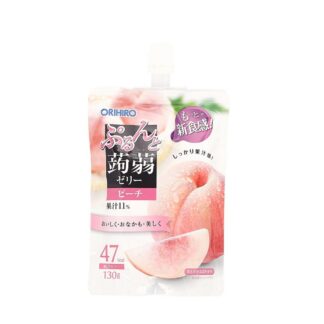 Желе Orihiro со вкусом персика, 130 г (Orihiro Jelly Peach 130g)