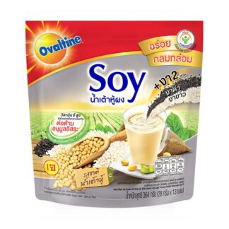 Соевый напиток Ovaltine Soy с чёрным и белым кунжутом, 13 пакетиков, 28 г (Ovaltine Soy Instant Black and White Sesame, 13 sachets x 28 g)
