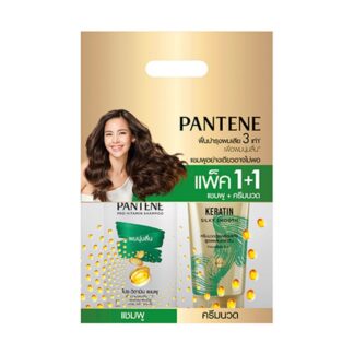 Набор Pantene Pro-V: шампунь 380 мл и кондиционер Keratin Silky Smooth 270 мл, 380 мл (Pantene Pro-Vitamin Shampoo 380 ml + Keratin Silky Smooth Conditioner 270 ml)