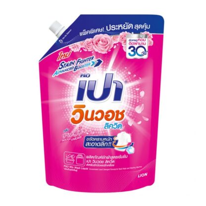 Концентрированное жидкое средство для стирки Pao Win Wash «Розовая мягкость», 1,3 л (PAO Win Wash Concentrated Liquid Detergent Pink Soft 1.3l)