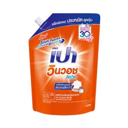 Концентрированное жидкое средство для стирки Pao Win Wash, 1,3 л (PAO Win Wash Concentrated Liquid Detergent Refill 1.3L)