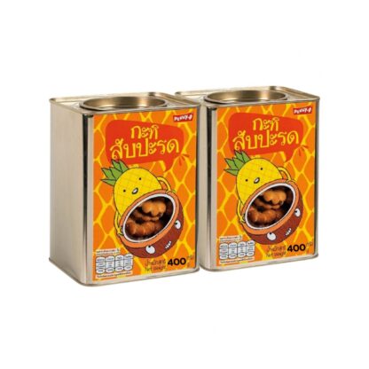 Печенье Penny-O с кокосом и ананасом, 400 г, набор 2 шт. (PENNY-O Coconut Pineapple Snack 400g x2)