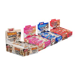 Снек Penny-O Nugus Bubble Tea, микс вкусов, 20 г (PENNY-O Nugus Bubble Tea Chocolate Cookie & Cream and Strawberry Flavor 20g)