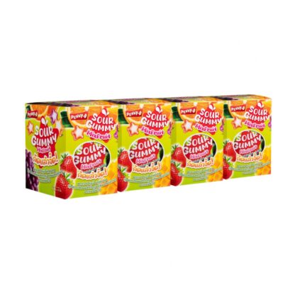Кислый мармелад Penny-O, фруктовый микс, 12 г, набор 48 шт. (PENNY-O Sour Gummy Mixed Fruit 12g x48)