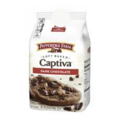 Мягкое печенье Pepperidge Farm Captiva с тёмным шоколадом, 244 г (Pepperidge Farm Captiva Dark Chocolate Brownie Soft Baked Cookies 244 g)