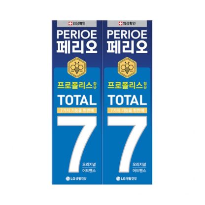 Зубная паста Perioe Total 7 Original, 120 г, набор 2 шт. (Perioe Total 7 Original Toothpaste 120 g x2)