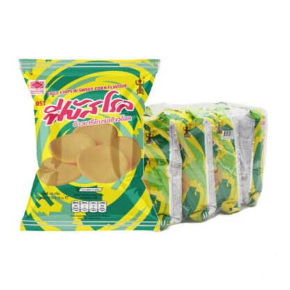 Чипсы Phaebus Roll со вкусом сладкой кукурузы, 62 г, набор 4 шт. (PHAEBUS ROLL Sweet Corn 62g x4)