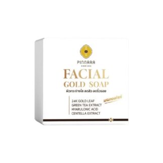 Мыло для лица Pinnara Facial Gold с золотом, 70 г, 70 г (Pinnara Facial Gold Soap 70g)