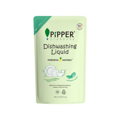 Средство для мытья посуды Pipper Standard «Мята», 750 мл (PiPPER STANDARD Dishwashing Liquid Spearmint 750ml)