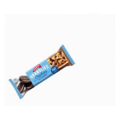 Батончик-гранола Poppins Granolies «Печенье с кремом», 30 г (POPPINS Granolies Bar Cookies & Cream Oat 30g)