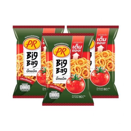 Рисовые крекеры PR со вкусом томата, 80 г (PR Rice Cracker Tomato 80g)