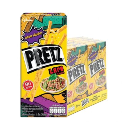 Хрустящие палочки Pretz со вкусом лаб, 22 г (PRETZ Larb 22g)