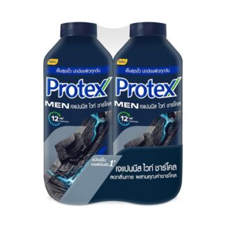 Тальк Protex Menthol с белым углём, 280 г, набор 2 шт. (Protex Menthol Talcum White Charcoal 280 g x2)