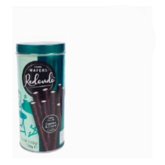 Вафельные трубочки Redondo с кремом «Печенье и сливки», 100 г (REDONDO Creme Wafers Cookies & Creme 100g)