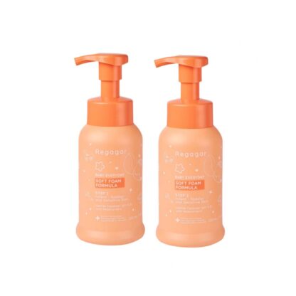 Детская пенка для мытья тела и волос Regagar Soft Foam Wash & Shampoo, 220 мл, набор 2 шт. (Regagar Soft Foam Baby Wash & Shampoo 220ml x2)