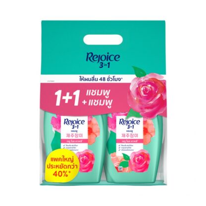 Шампунь Rejoice Jeju Rose 3-в-1, 500 мл (Rejoice Jeju Rose 3-in-1 Shampoo 500 ml)