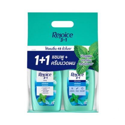 Шампунь и кондиционер 3 в 1 Rejoice против перхоти, 325 мл, набор 2 шт. (Rejoice Shampoo + Conditioner Anti Dandruff 3-in-1 325 ml x2)