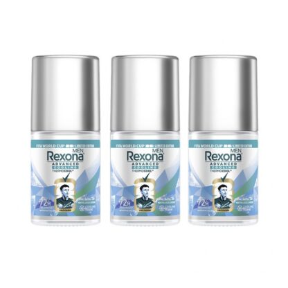 Мужской шариковый антиперспирант Rexona Men Thermo Cool Blue, 25 мл, набор 3 шт. (REXONA Men Roll-On Thermo Cool Blue 25ml x3)