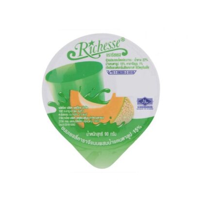 Фруктовое желе Richesse со вкусом дыни-канталупы, 90 г (RICHESSE Cantaloupe Jelly 90g)