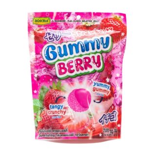 Мармелад Roscela Gummy Berry со вкусом клубники, 39 г (Roscela Gummy Berry Strawberry 39g)