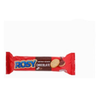 Крекеры-сэндвичи Rosy с шоколадным кремом, 100 г (ROSY Cream Sandwich Crackers Chocolate 100g)