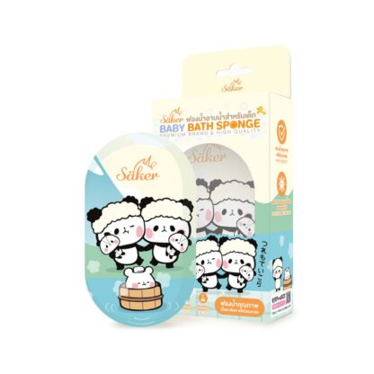 Детская антибактериальная губка для купания Saker Onsen (SAKER Baby Bath Sponge Onsen)