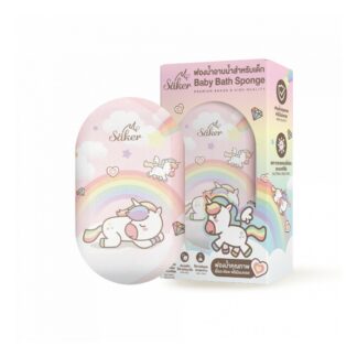 Детская губка для купания Saker «Радужный единорог» (SAKER Baby Bath Sponge Rainbow Unicorn)