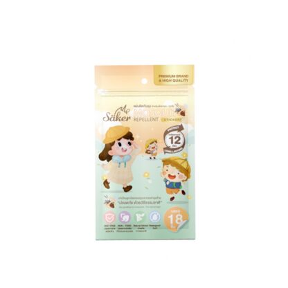 Натуральные наклейки от комаров Saker, 18 шт. (SAKER Natural Mosquito Repellent Stickers 18 pcs)
