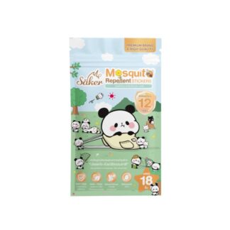 Натуральные наклейки от комаров Saker «Мочи-панда», 18 шт. (SAKER Natural Mosquito Repellent Stickers Mochi Panda 18 pcs)
