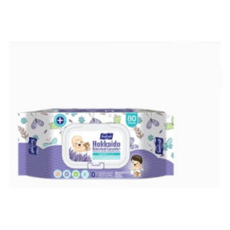 Влажные салфетки Sanisoft Hokkaido Botanical с лавандой, 80 шт. (Sanisoft Hokkaido Botanical Wipes Lavender 80 sheets)