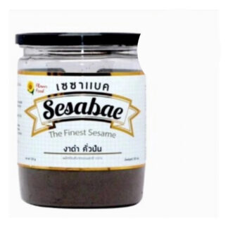 Чёрный кунжут молотый жареный Sesabac, 100 г (SESABAC Ground Roasted Black Sesame 100g)