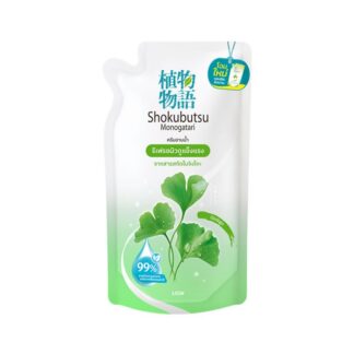 Крем для душа Shokubutsu с гинкго, сменный блок, 400 мл (Shokubutsu Shower Cream Ginkgo Refill 400 ml)