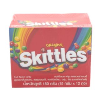 Драже-конфеты Skittles, 15 г, набор 12 шт. (SKITTLES Candy 15g x12)