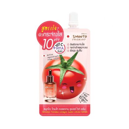 Осветляющая сыворотка Smooto Tomato Collagen Super White, 8 г (Smooto Tomato Collagen Super White Serum 8 g)
