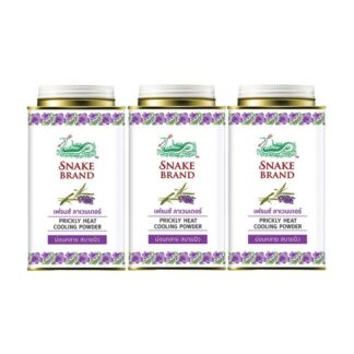 Охлаждающий тальк Snake Brand «Расслабляющий», 140 г, набор 3 шт. (Snake Brand Cooling Powder Relaxing 140 g x3)